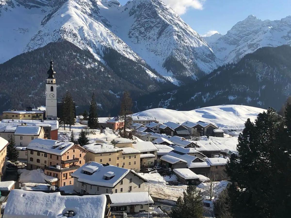 Ferienwohnung Chasa Genuina Ftan Exterior foto